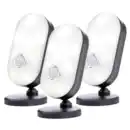 Bild 1 von LED-Leuchte mit Bewegungsmelder, 3er Set, schwarz