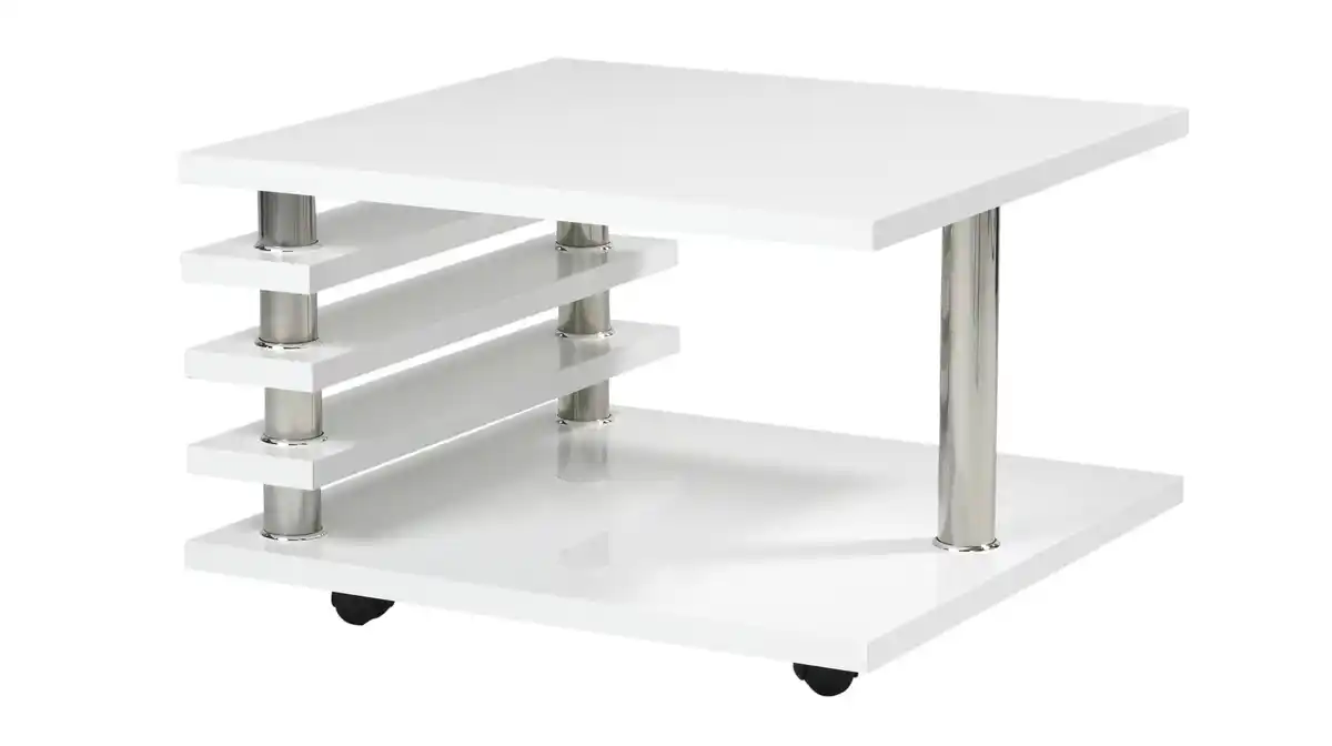 Bild 1 von Couchtisch weiß 65 x 65 cm Wohnzimmertisch - ALVARO