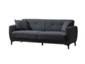 Einzelsofa 3-Sitzer anthrazit 208 cm Schlaffunktion - SAHIN