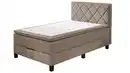 Bild 1 von Boxbett 120 x 200 cm beige mit Bettkasten - JEFF