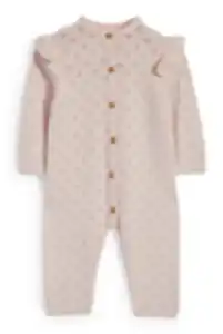 C&A Baby-Strick-Jumpsuit, Rosa, Größe: 50