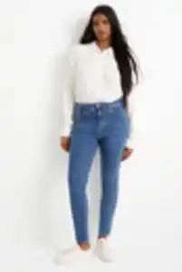 C&A Jegging Jeans-High Waist, Blau, Größe: 42