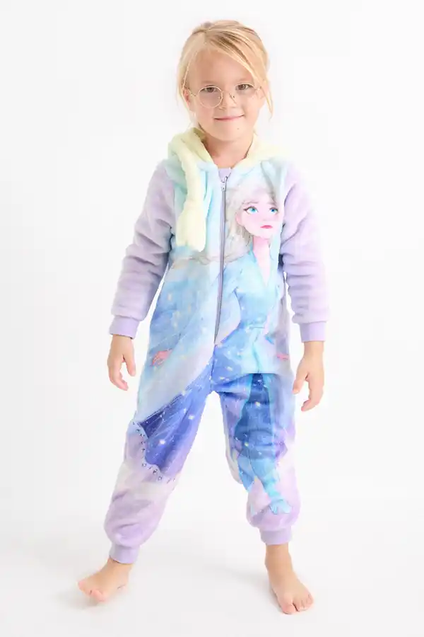 Bild 1 von C&A Die Eiskönigin-Fleece-Overall, Bunt, Größe: 92