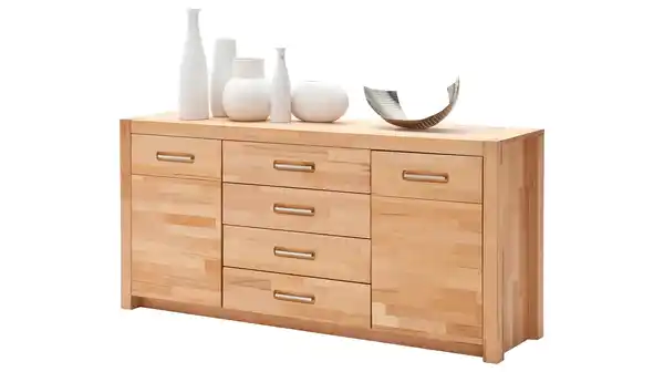 Bild 1 von Sideboard mit 4 Schubladen Kernbuche massiv geölt 163 cm - FENJA