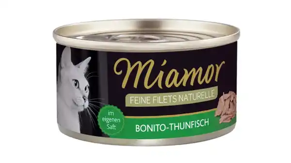 Bild 1 von Miamor Katzennassfutter Feine Filets naturelle Bonito Thunfischfisch