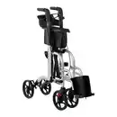 Bild 2 von Alu Vierrad-Rollator mit abnehmbaren Fußstützen AT51005