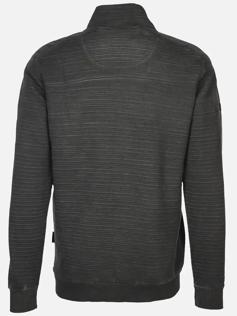 Bild 2 von Herren Sweatjacke in verwaschener Optik Schwarz