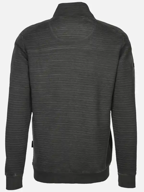 Bild 2 von Herren Sweatjacke in verwaschener Optik Schwarz