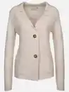 Bild 1 von Damen Strickblazer mit zwei Knöpfen Beige