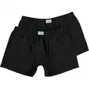 Bild 1 von DON Herren-Boxershorts Stretch 2er-Pack, Weiß/Schwarz, XXL