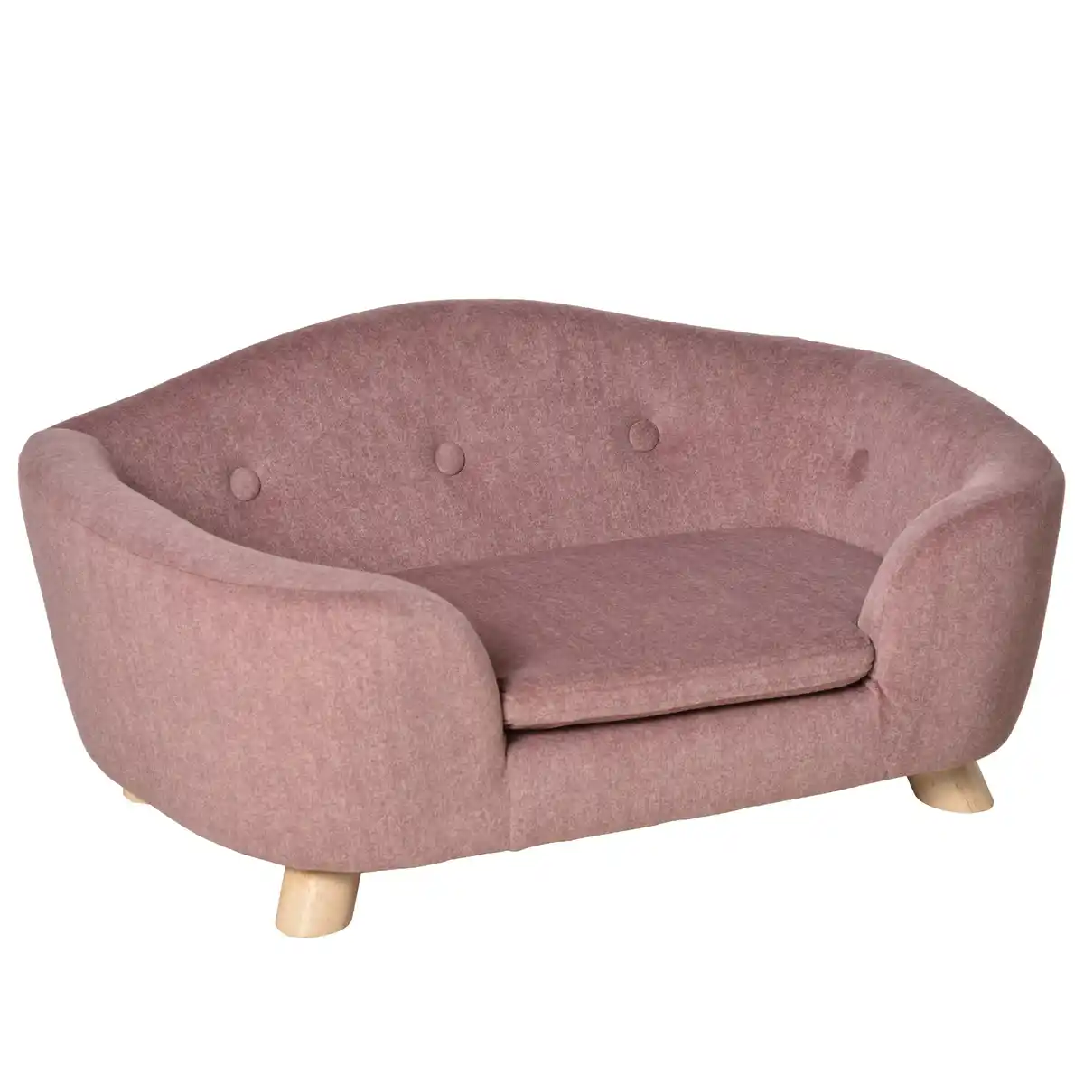 Bild 1 von Haustiersofa Hundematte Katzen Sofa mit Kissen Plüsch Rosa