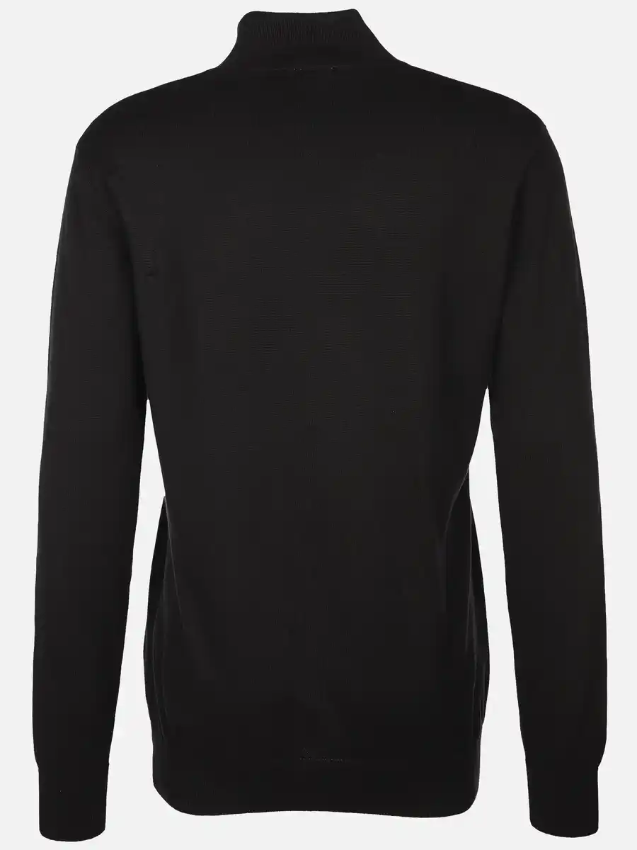 Bild 2 von Herren Stricktroyer mit Stickerei Schwarz