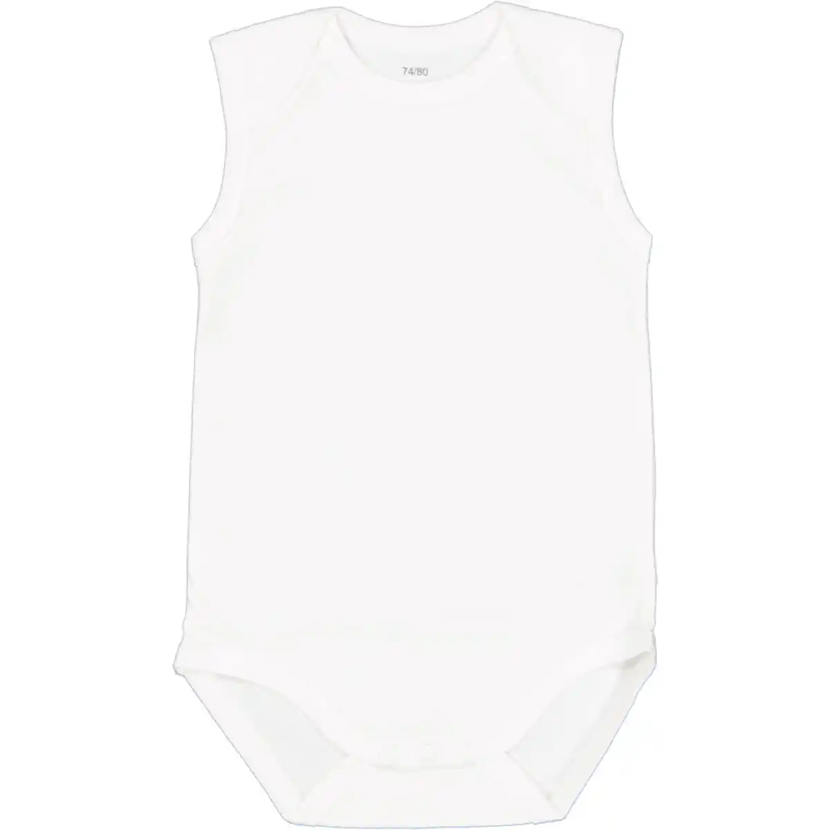 Bild 1 von Babybody Ärmellos, Weiß, 74/80