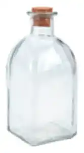 Glasflasche mit Korken 250ml