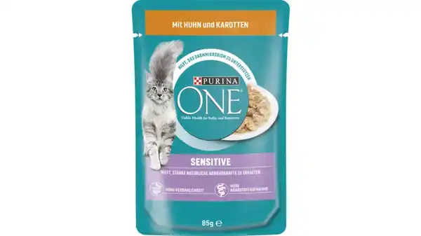 Bild 1 von PURINA ONE Sensitive mit Huhn und Karotten