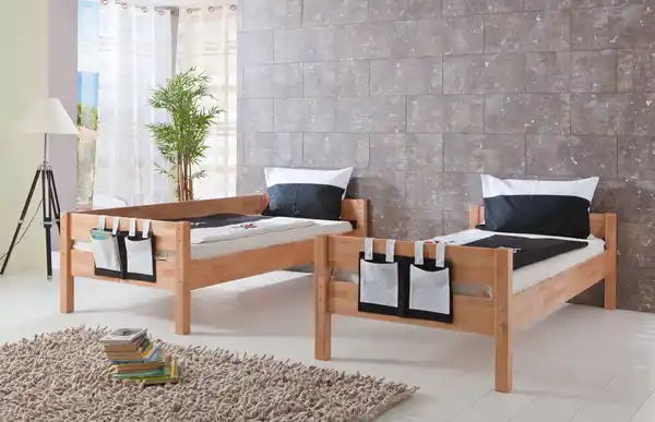 Bild 3 von Relita Etagenbett STEFAN Buche massiv natur lackiert, Stabverleimt