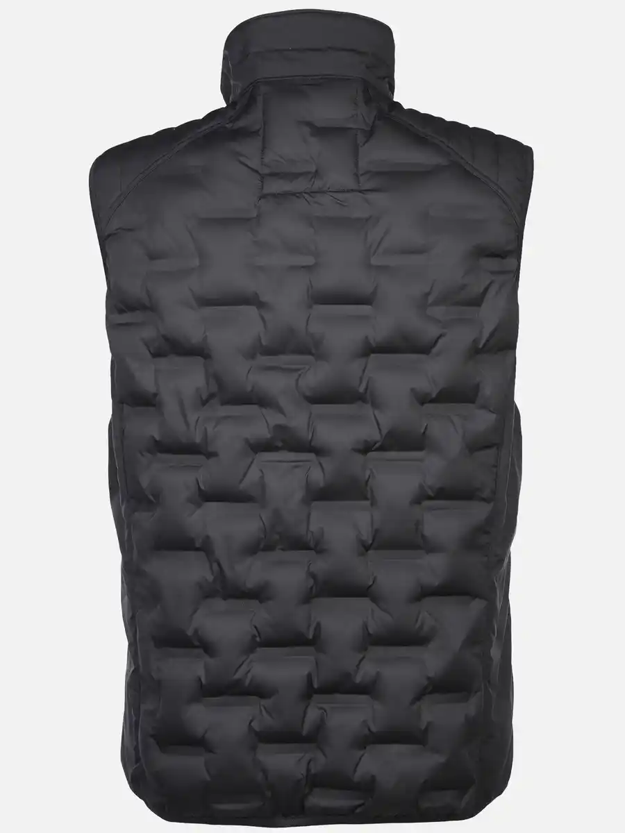 Bild 2 von Herren Steppweste mit Stehkragen Schwarz