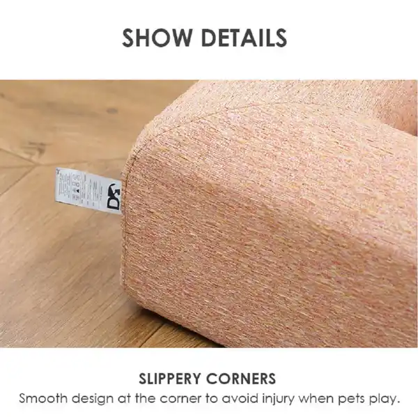 Bild 4 von DEAR DARLING DD-01APL Orthopädisches Luxus Hunde- u. Katzenbett Apricot Gr. L 70x80cm mit Memory Sch