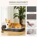 Bild 4 von Haustierbett Tierbett Hundematratze Hundematte Bezug abnehmbar waschbar für kleine Hunde Katzen lein