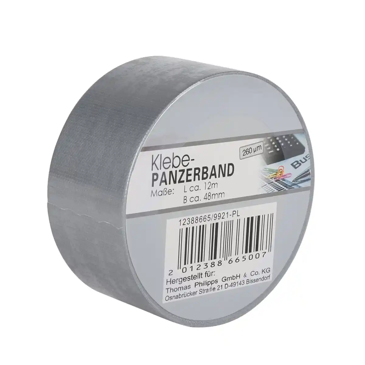 Bild 1 von Klebe-/Panzerband,48mmx12m extra stark