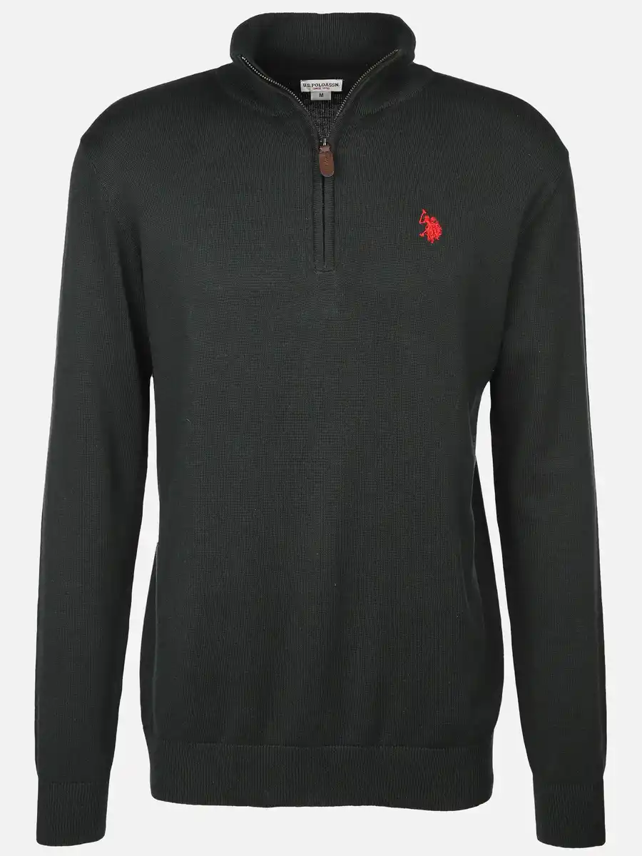 Bild 1 von Herren Stricktroyer mit Stickerei Grün