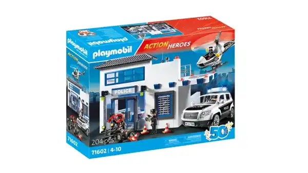 Bild 1 von PLAYMOBIL 71602 ACTION HEROES Polizeistation