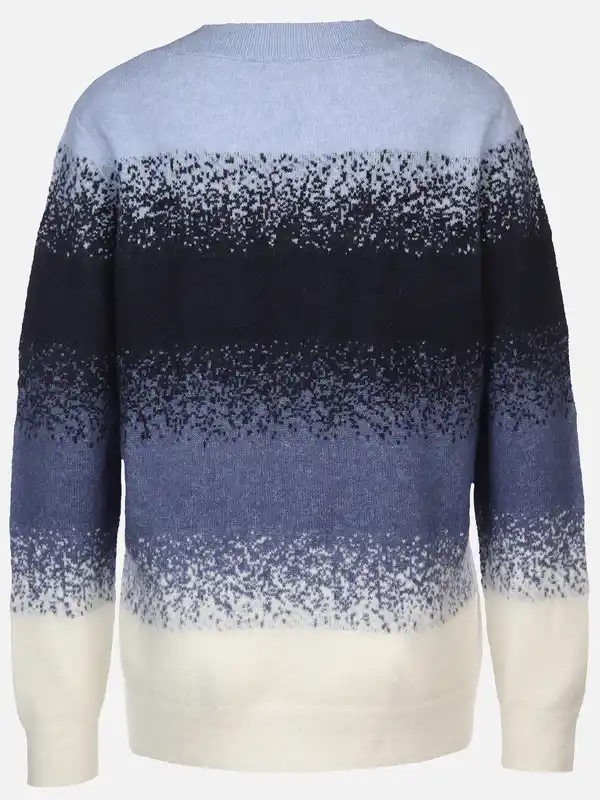 Bild 2 von Damen Strickpullover mit Farbverlauf Blau