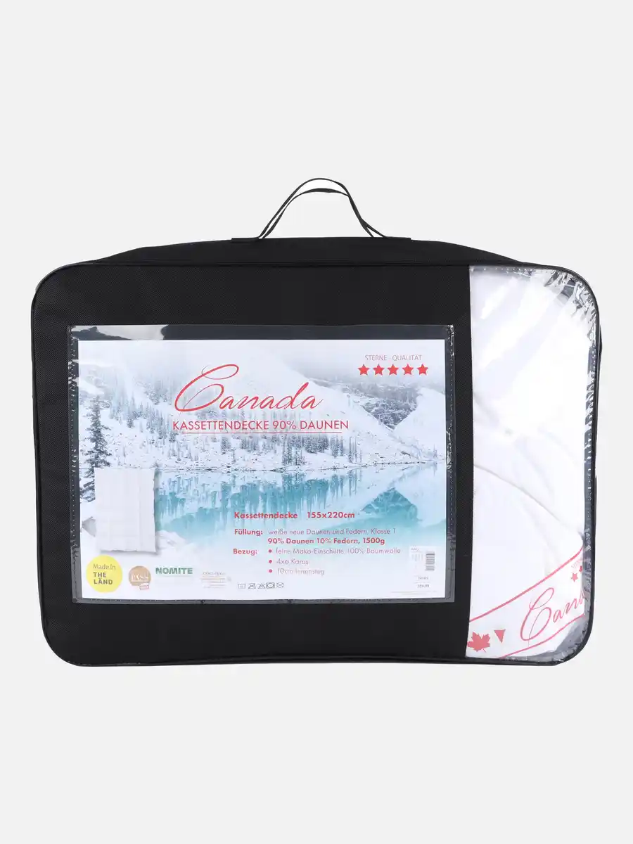 Bild 2 von Daunen Kasettendecke 155x220cm Weiß