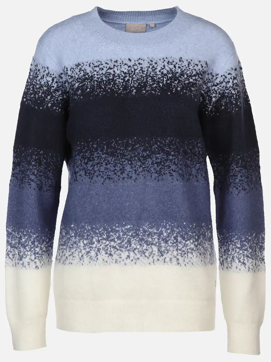 Bild 1 von Damen Strickpullover mit Farbverlauf Blau
