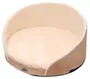 Bild 1 von DEAR DARLING DD-02APL Orthopädisches Luxus Hundebett Katzenkorb Apricot Gr. L 80x80cm mit Memory Sch