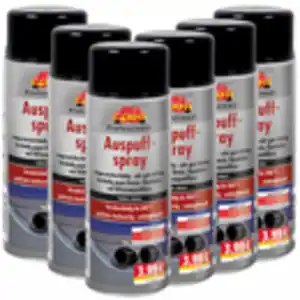 Auspuffspray 400 ml - 6er-Set