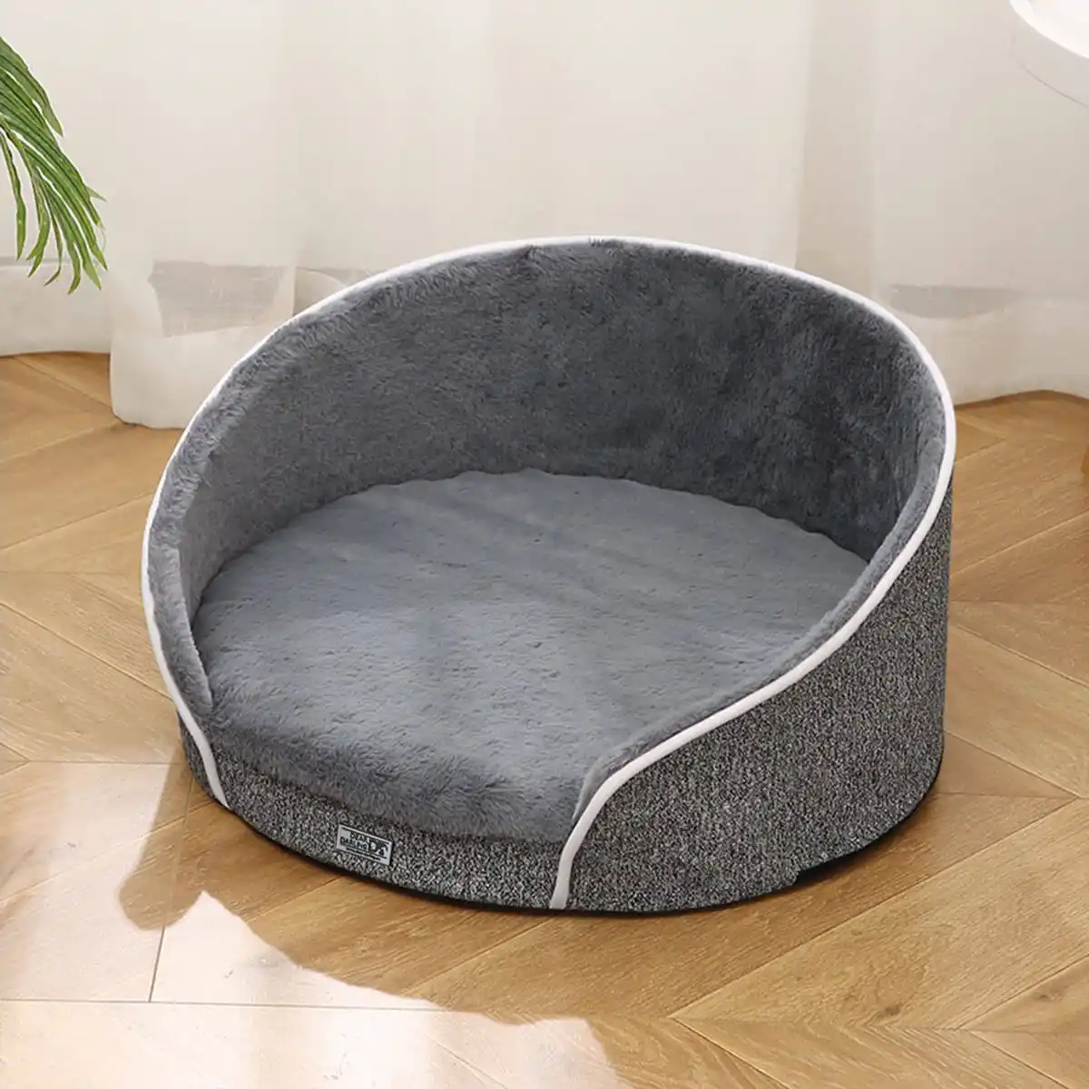 Bild 2 von DEAR DARLING DD-02GRM Orthopädischer Luxus Katzen- und Hundekorb Anthrazit Gr. M 60x60cm mit Memory