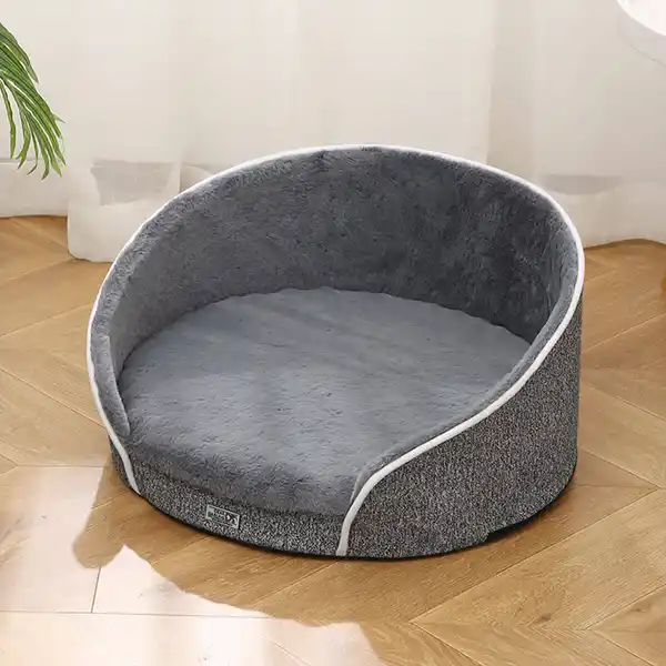 Bild 2 von DEAR DARLING DD-02GRM Orthopädischer Luxus Katzen- und Hundekorb Anthrazit Gr. M 60x60cm mit Memory