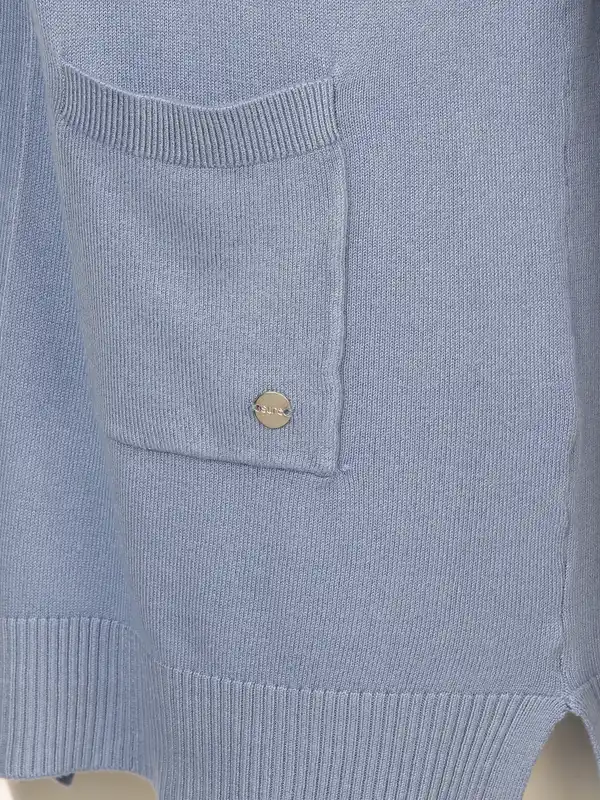 Bild 3 von Damen Cardigan in offener Form Blau