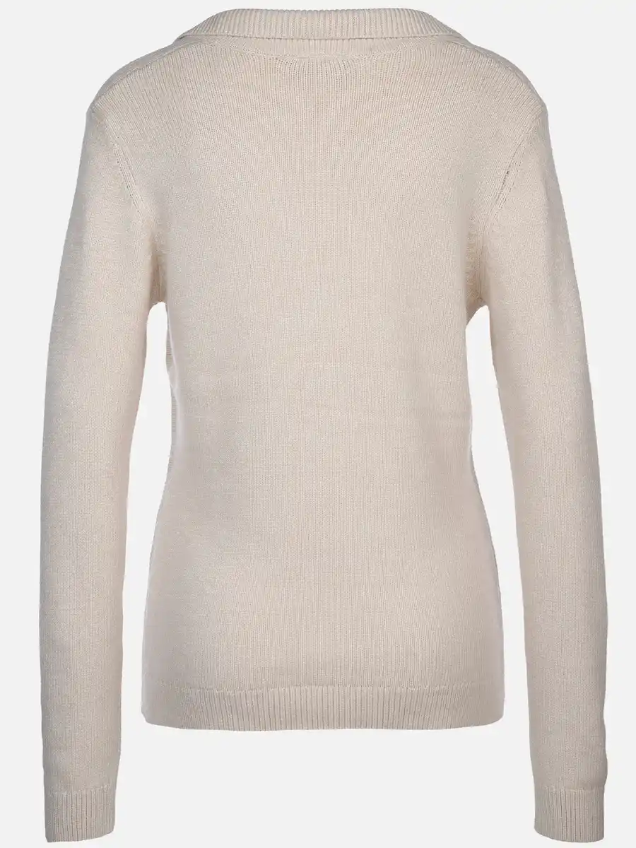 Bild 2 von Damen Strickblazer mit zwei Knöpfen Beige