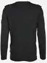 Bild 2 von Herren Henleyshirt mit langem Arm Schwarz