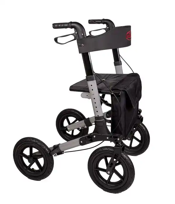 Bild 1 von Alu Rollator AT51036 mit Luftbereifung inkl. Stockhalter