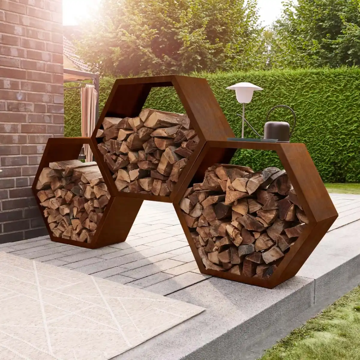 Bild 3 von Holzlege ANTARES 6-eckig, offen