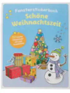 Fenstersticker-Buch "Schöne Weihnachtszeit" Bunt