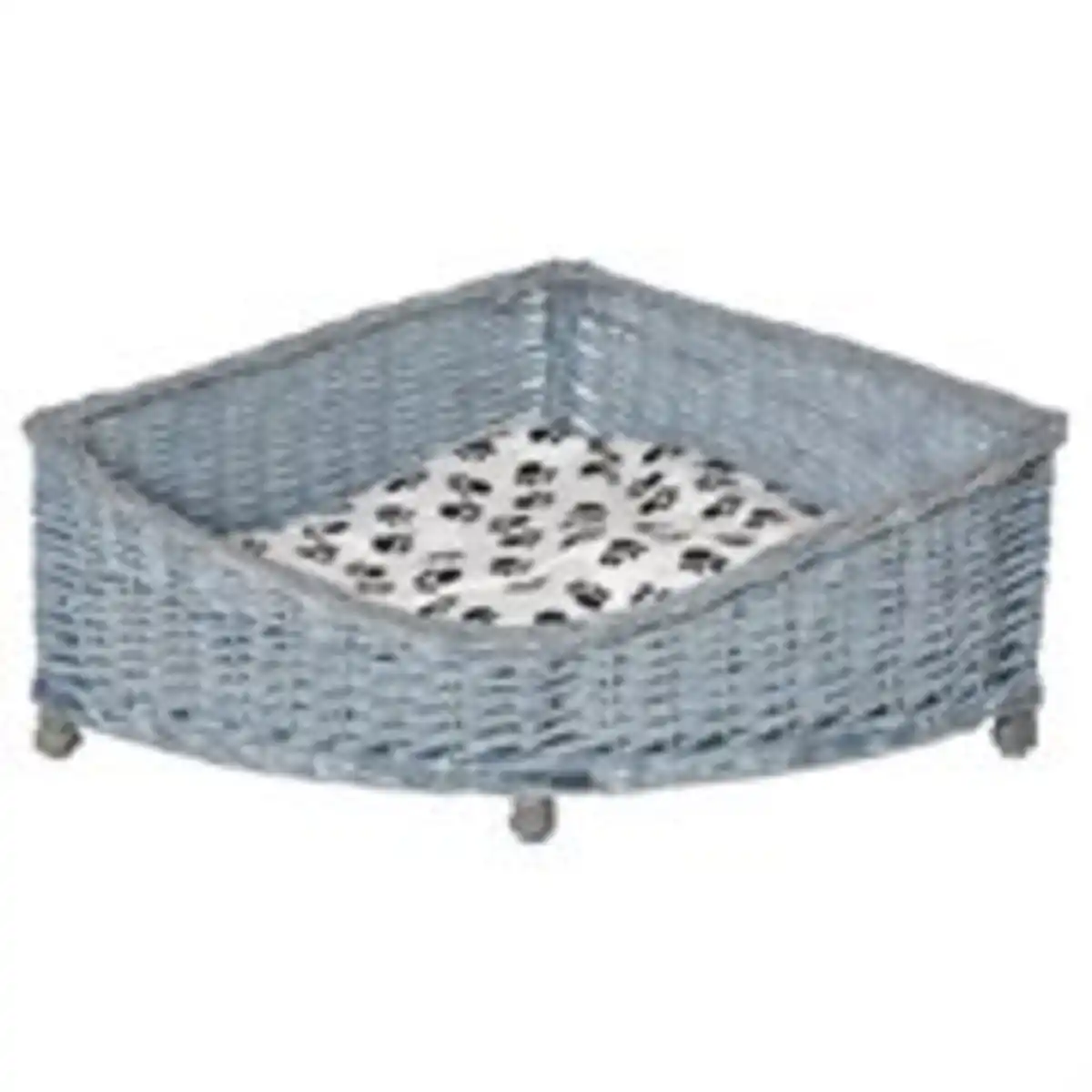 Bild 2 von Hundebett Haustierbett Katzensofa Weichem Bezug Katzensofa Weide Plüsch Grau 68 x 68 x 32 cm