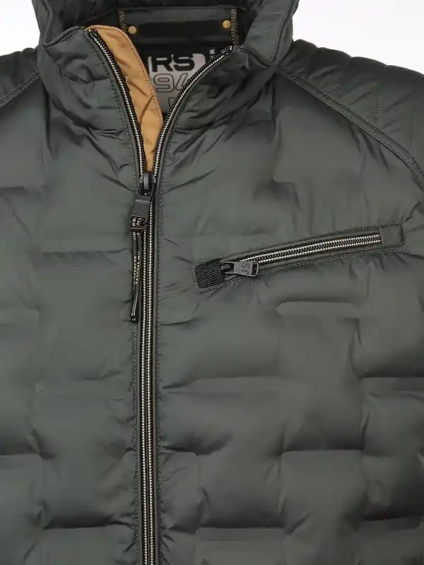 Bild 3 von Herren Steppweste mit Stehkragen Oliv