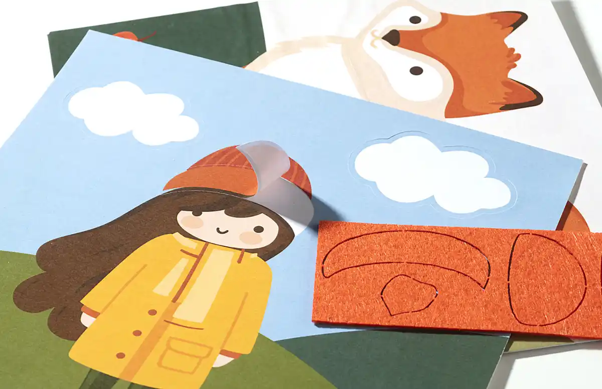 Bild 2 von IDEENWELT Filzbilder Herbstszenen