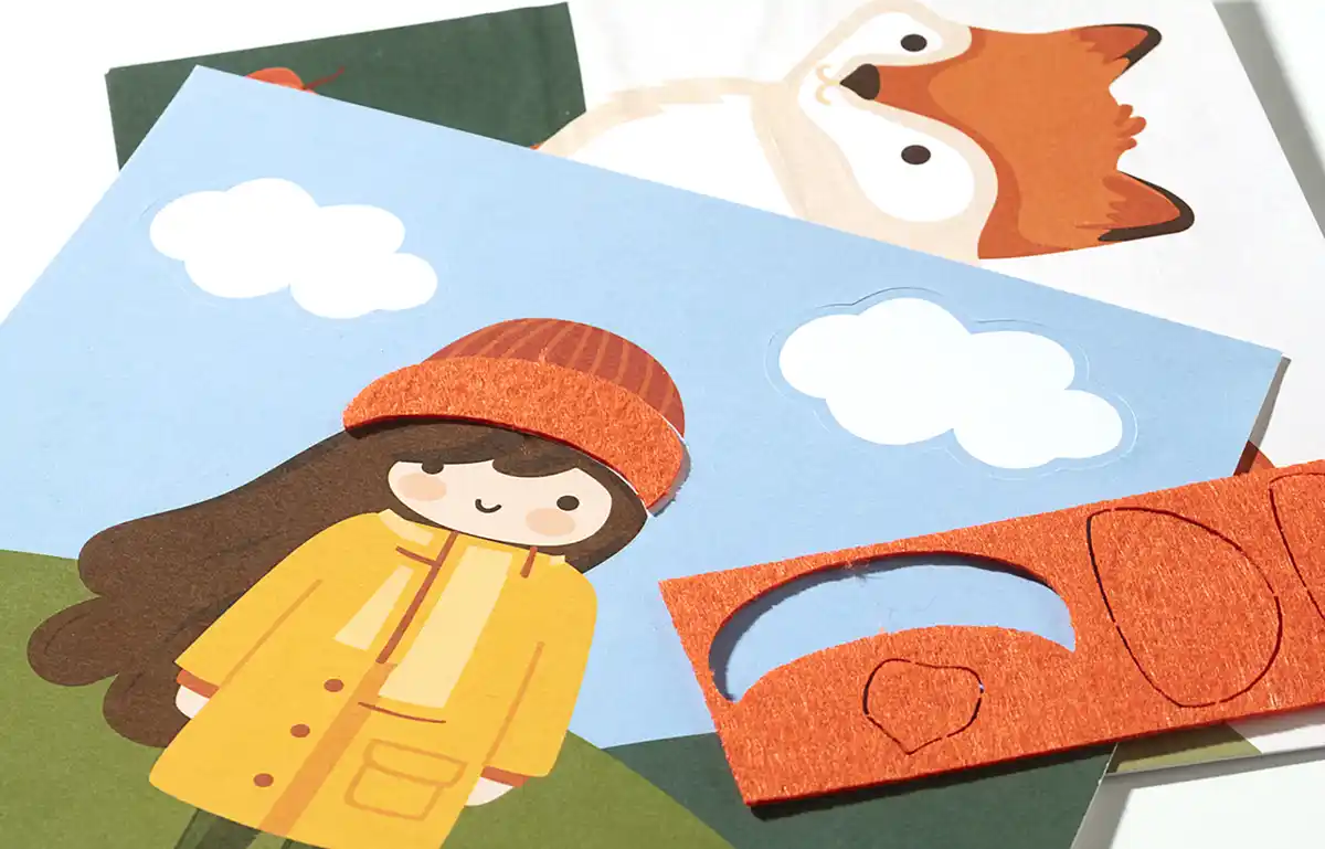 Bild 3 von IDEENWELT Filzbilder Herbstszenen