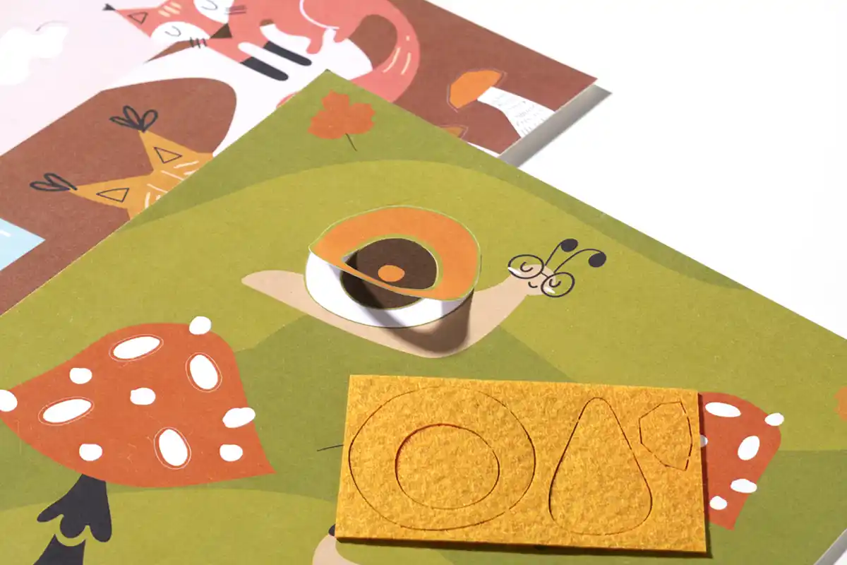 Bild 3 von IDEENWELT Filzbilder Herbsttiere