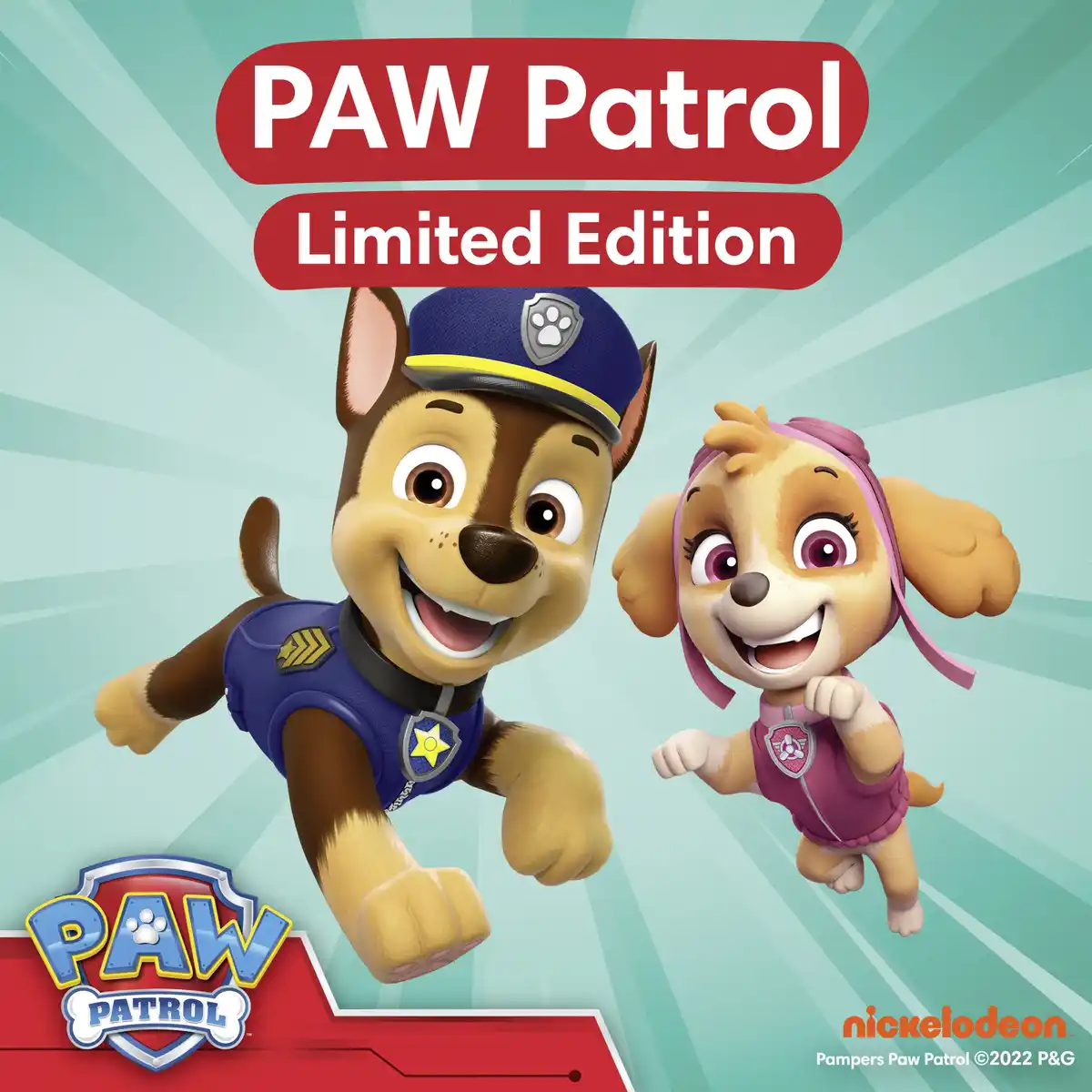 Bild 3 von Pampers Baby Dry Nappy Pants Gr.6 (14-19kg) Monatsbox Paw Patrol