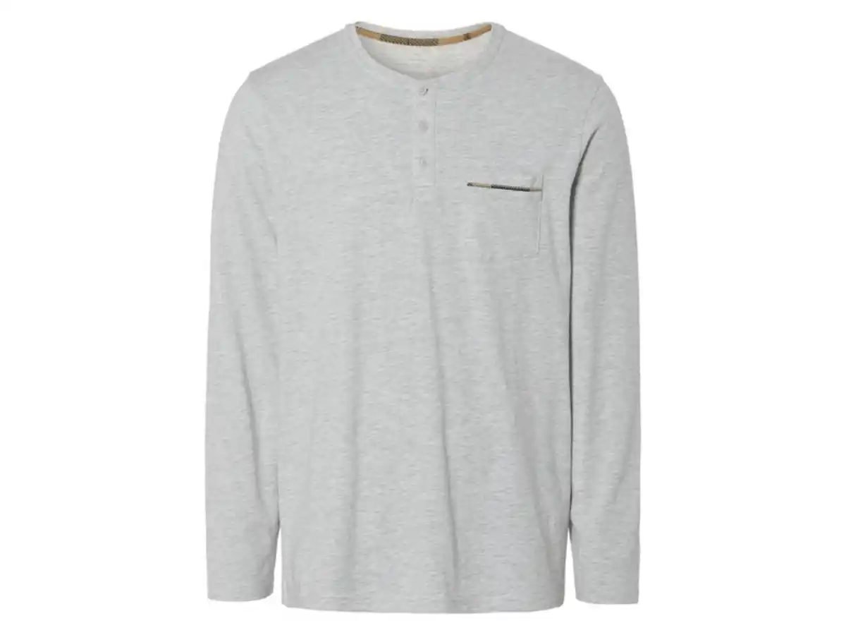 Bild 3 von LIVERGY® Herren Pyjama, mit Eingrifftaschen