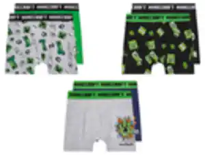 Kinder Boxershorts »Minecraft«, 2 Stück, hoher Baumwollanteil