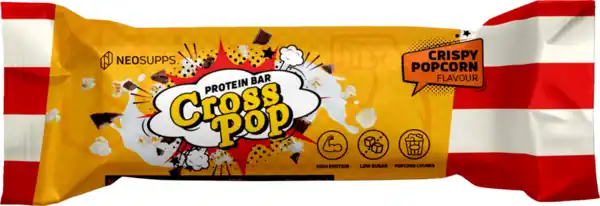 Bild 1 von Neosupps CrossPop Crispy Popcorn Proteinriegel, 40 g