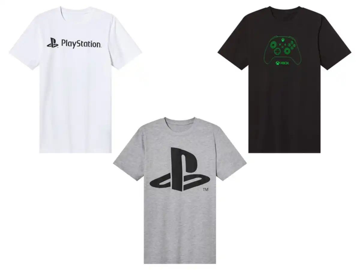 Bild 1 von Herren T-Shirt mit Druck, aus reiner Baumwolle