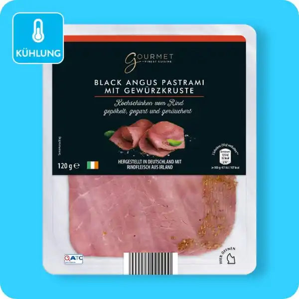 Bild 1 von GOURMET FINEST CUISINE Black Angus Pastrami, Mit Gewürzkruste oder mit Pfeffer